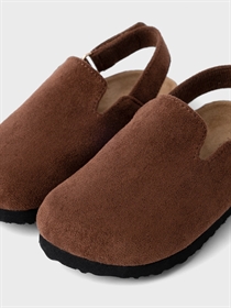 NAME IT Sandaler Avery Mules Bitter Chocolate